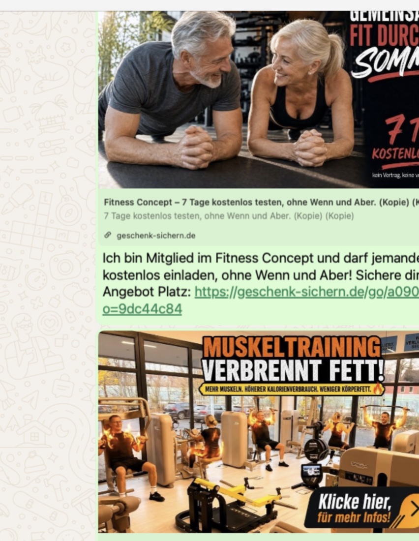 Empfehlung per WhatsApp